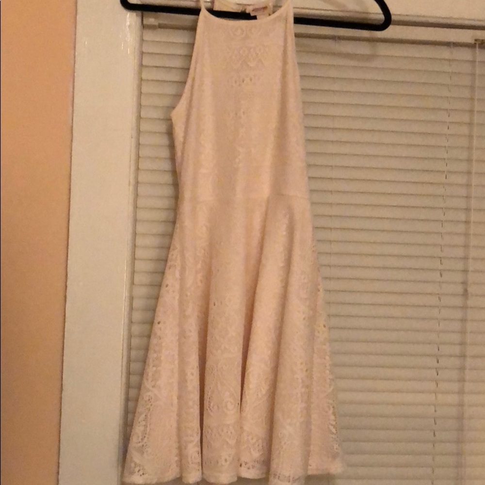 Cream dress!